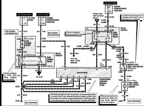 96 Fuel Pump Wiring Diagram Request